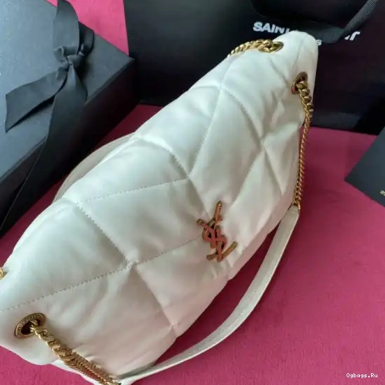 PUFFER QUILTED BAG IN MEDIUM YSL LAMBSKIN 0528